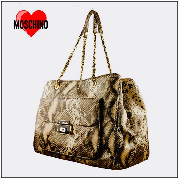 Love Moschino Handbags - ❤️⬇️Moschino Snakeskin Shoulder Bag